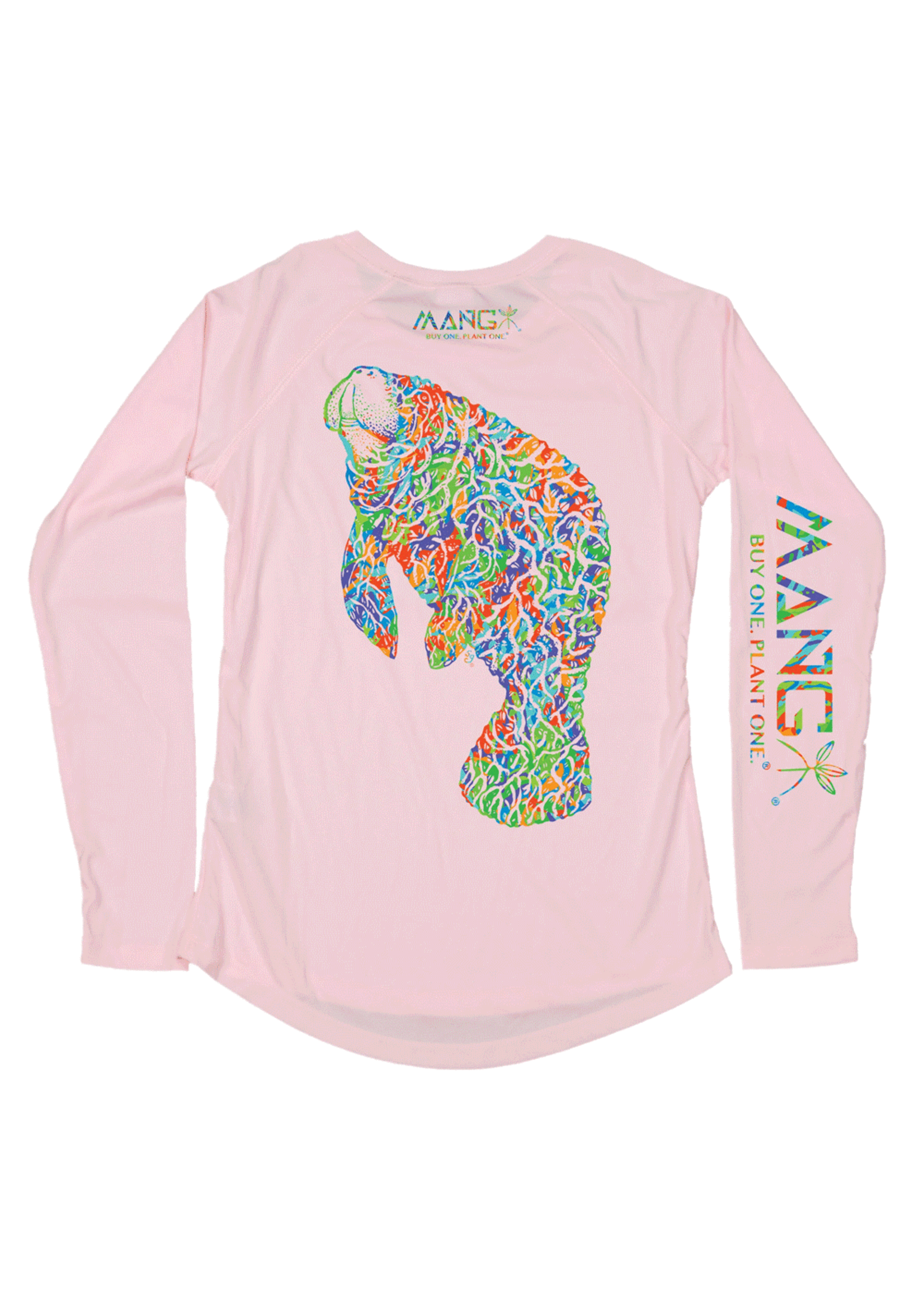 Mang MANG Women's Performance Shirt Bimini Twist Dolphin Pink