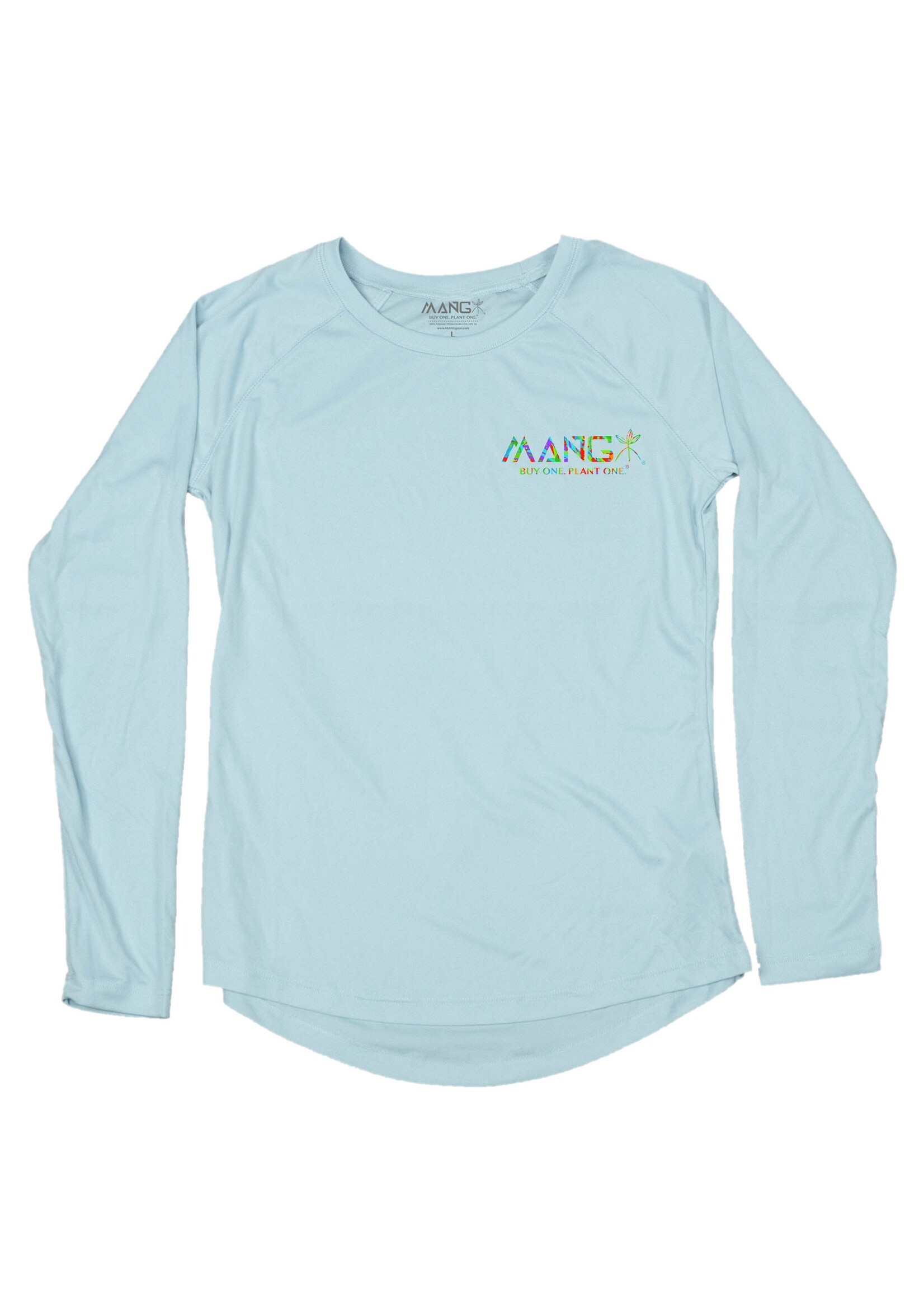 Mang MANG Women's Performance Shirt Bimini Twist Mangatee Arctic Blue