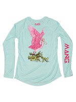 Mang MANG Women's Performance Shirt LS Spoonbill Seagrass