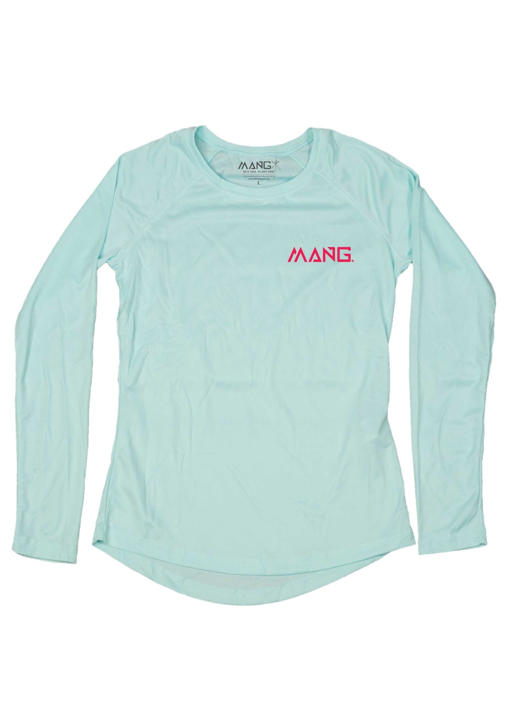 Mang MANG Women's Performance Shirt LS Spoonbill Seagrass