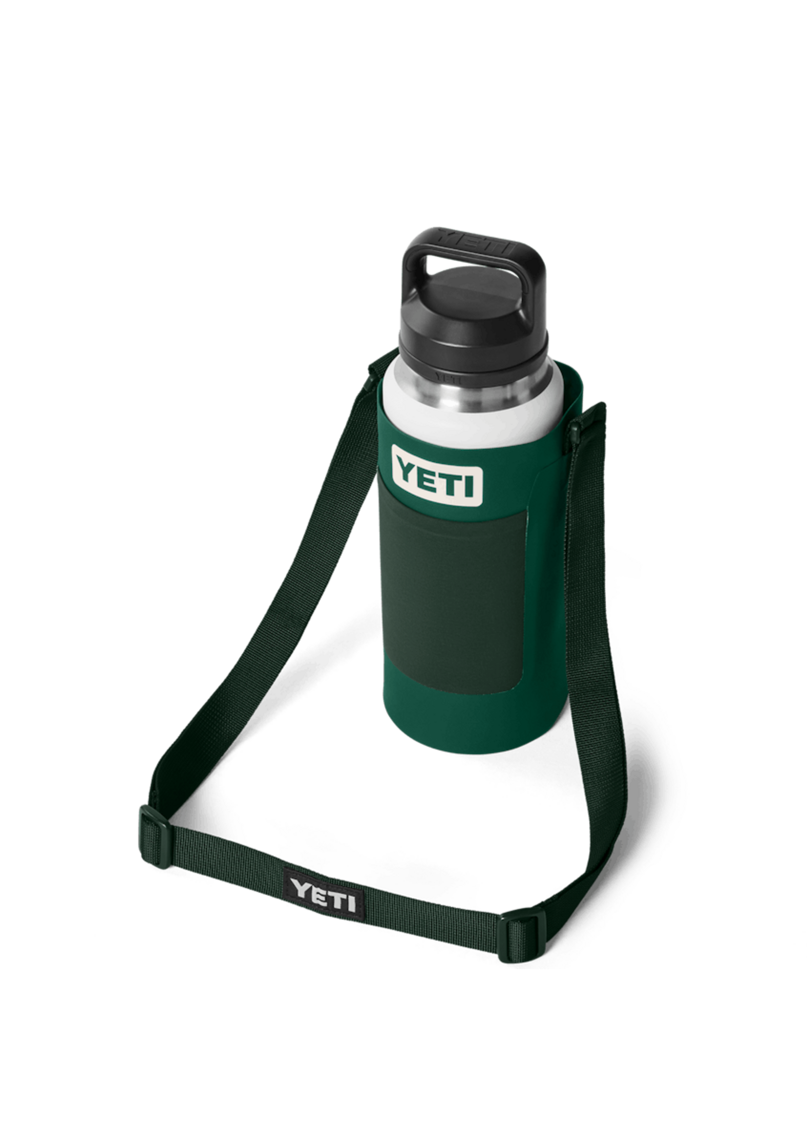 YETI Coolers Rambler Bottle SLING Large Black Forest Green