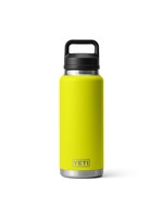 YETI Coolers Rambler 36oz Bottle Chug Fire Fly Yellow