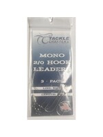 Tackle Crafters TACKLE CRAFTERS Mono J Hook Leader 12" 2/0 3pk 50lb