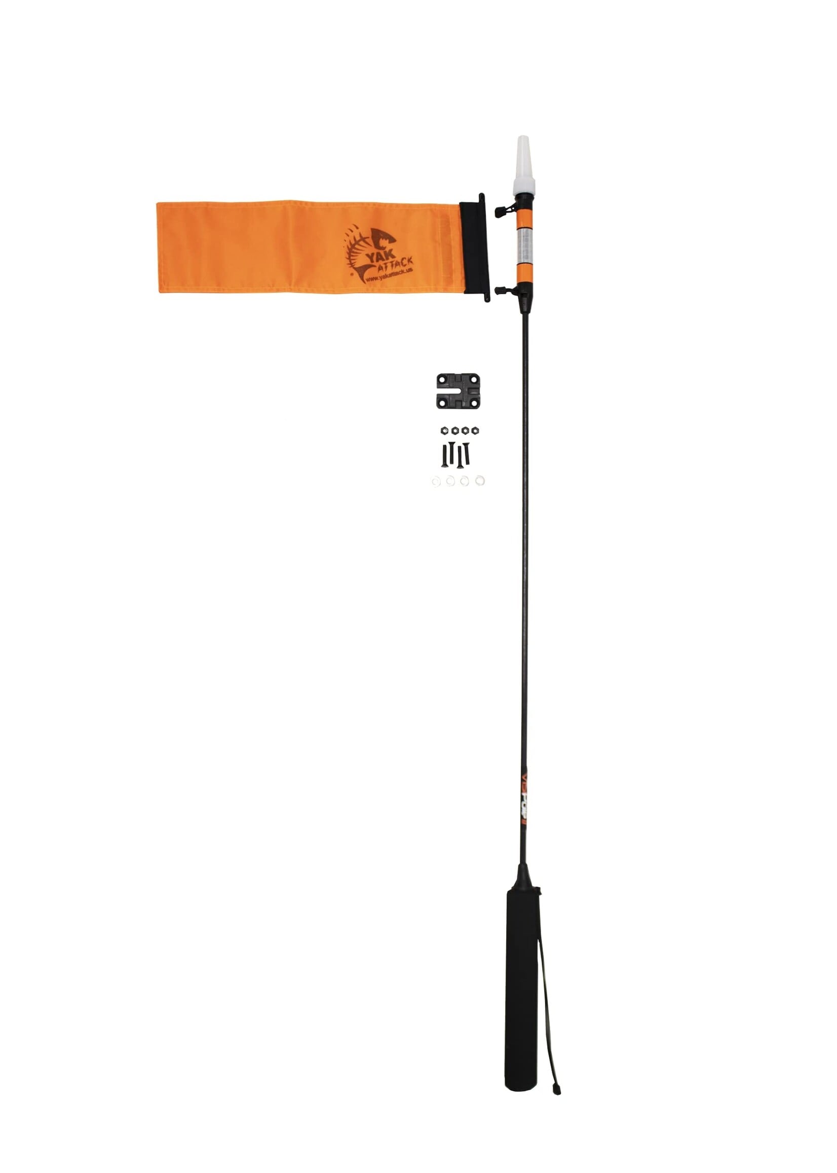 YakAttack VISIpole II, Light, mast, floating base, Includes Mighty Mount, Includes flag