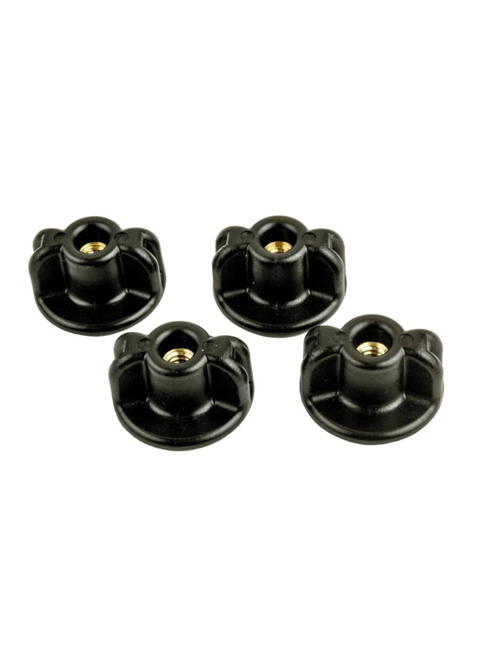 YakAttack Lopro WingKnob, 1/4-20 Threads, Brass Insert, 4 pack
