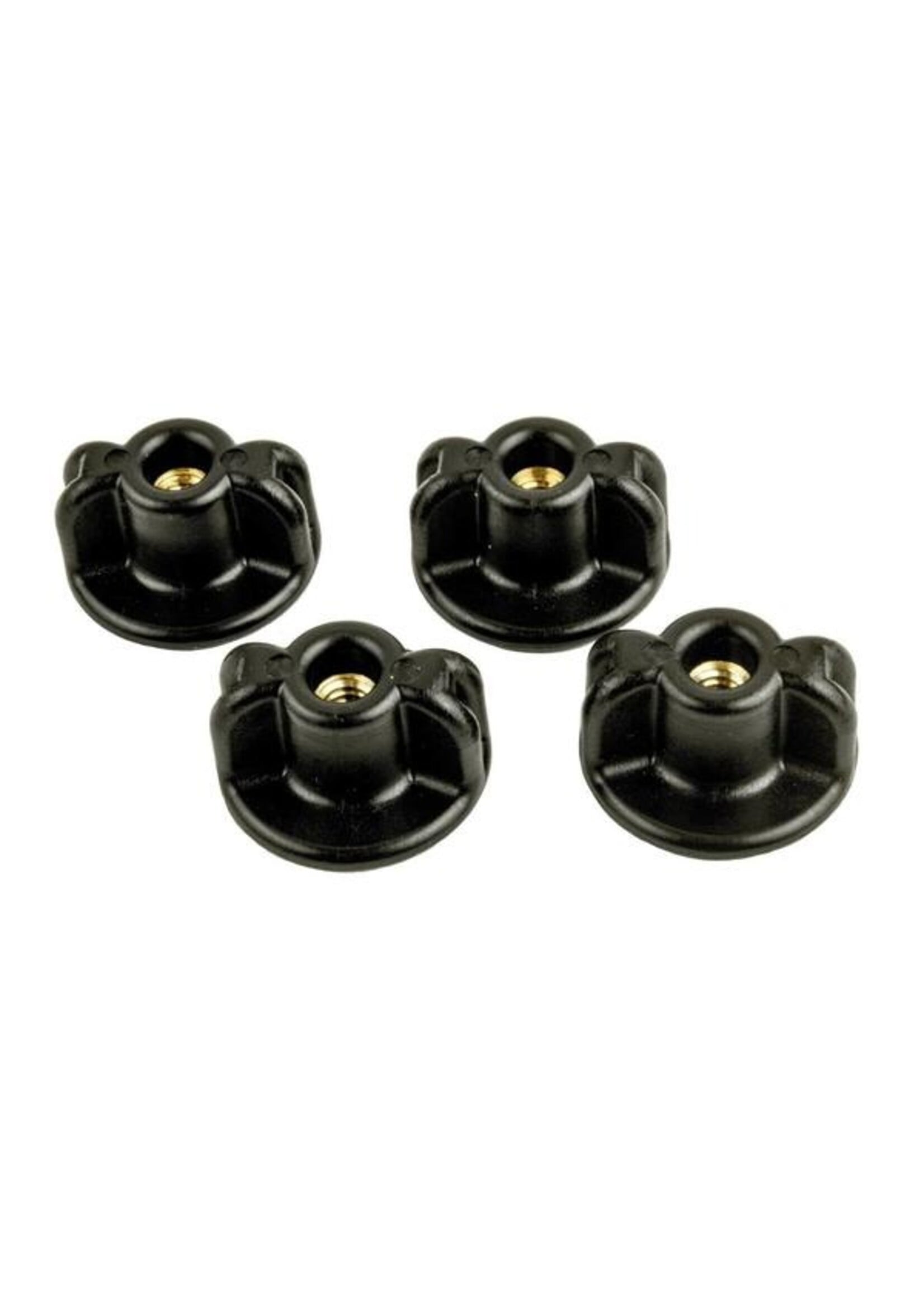YakAttack Lopro WingKnob, 1/4-20 Threads, Brass Insert, 4 pack