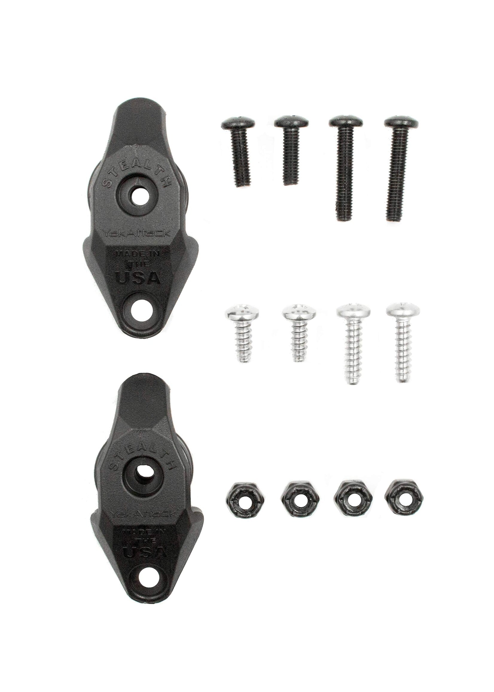 YakAttack Stealth Pulley, Pair with Hardware