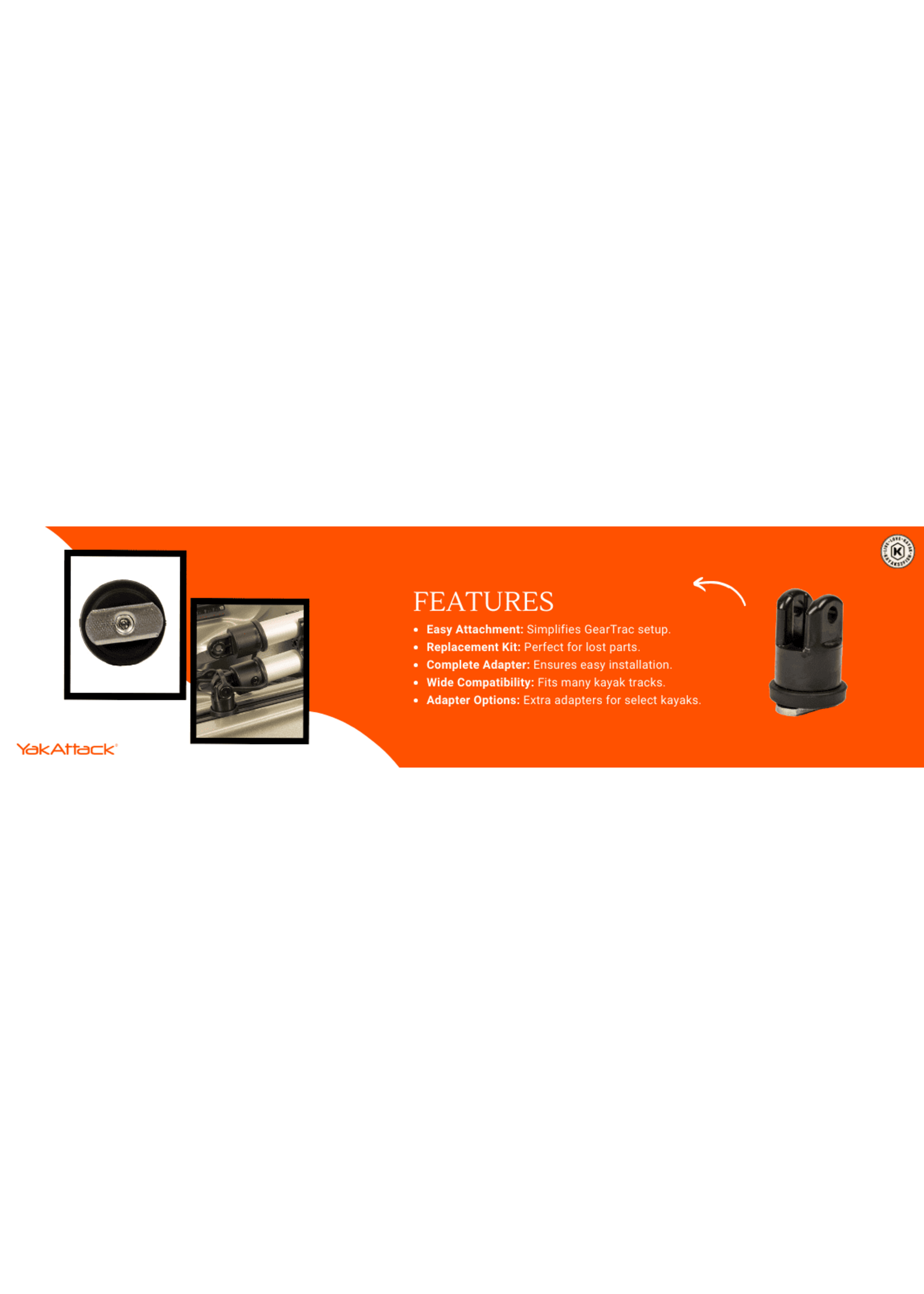 YakAttack CommandStand Track Mount Kit