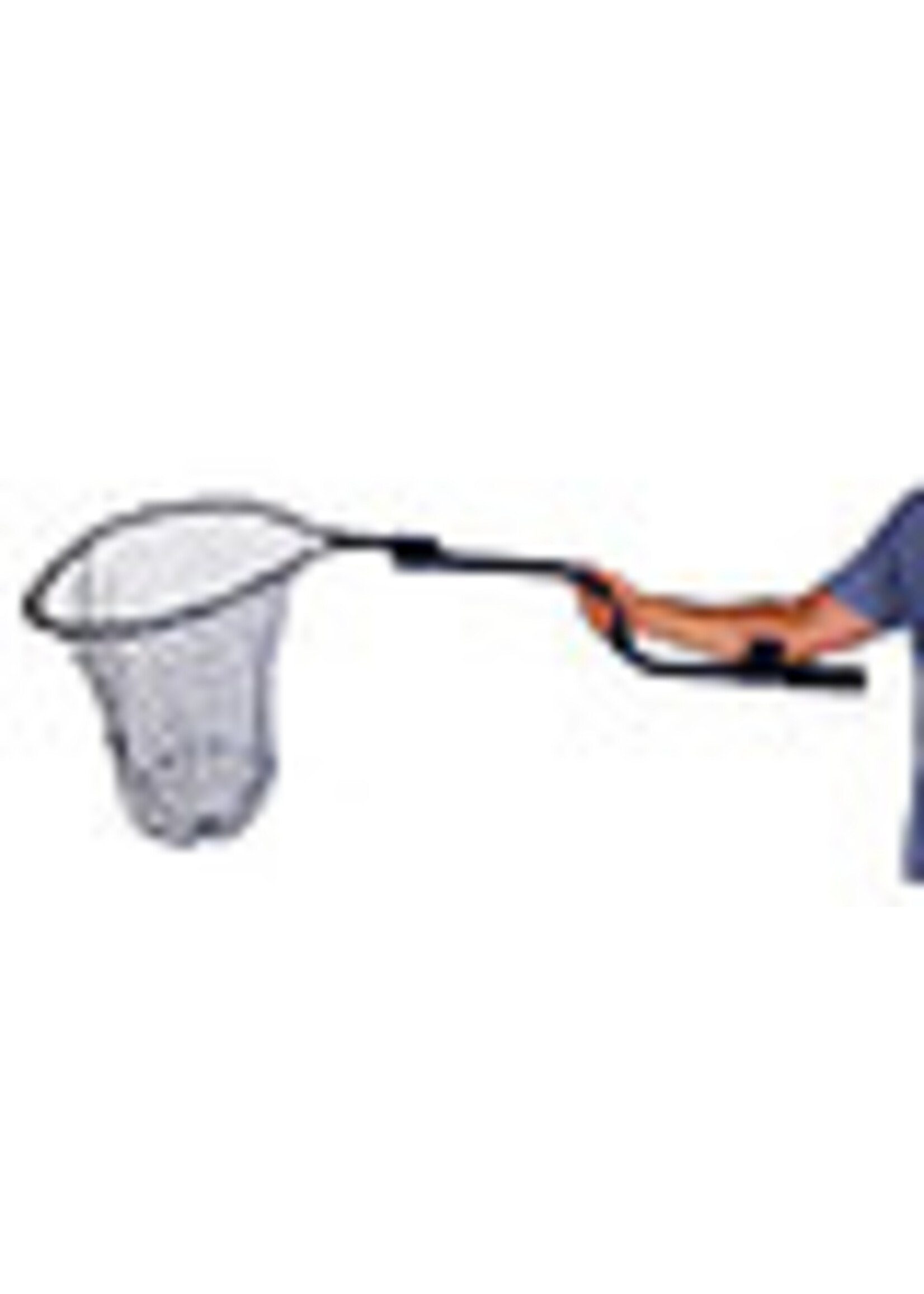 YakAttack Leverage Landing Net, 20" X 21" hoop, 46" long, with extension and foam for storing in rod holder