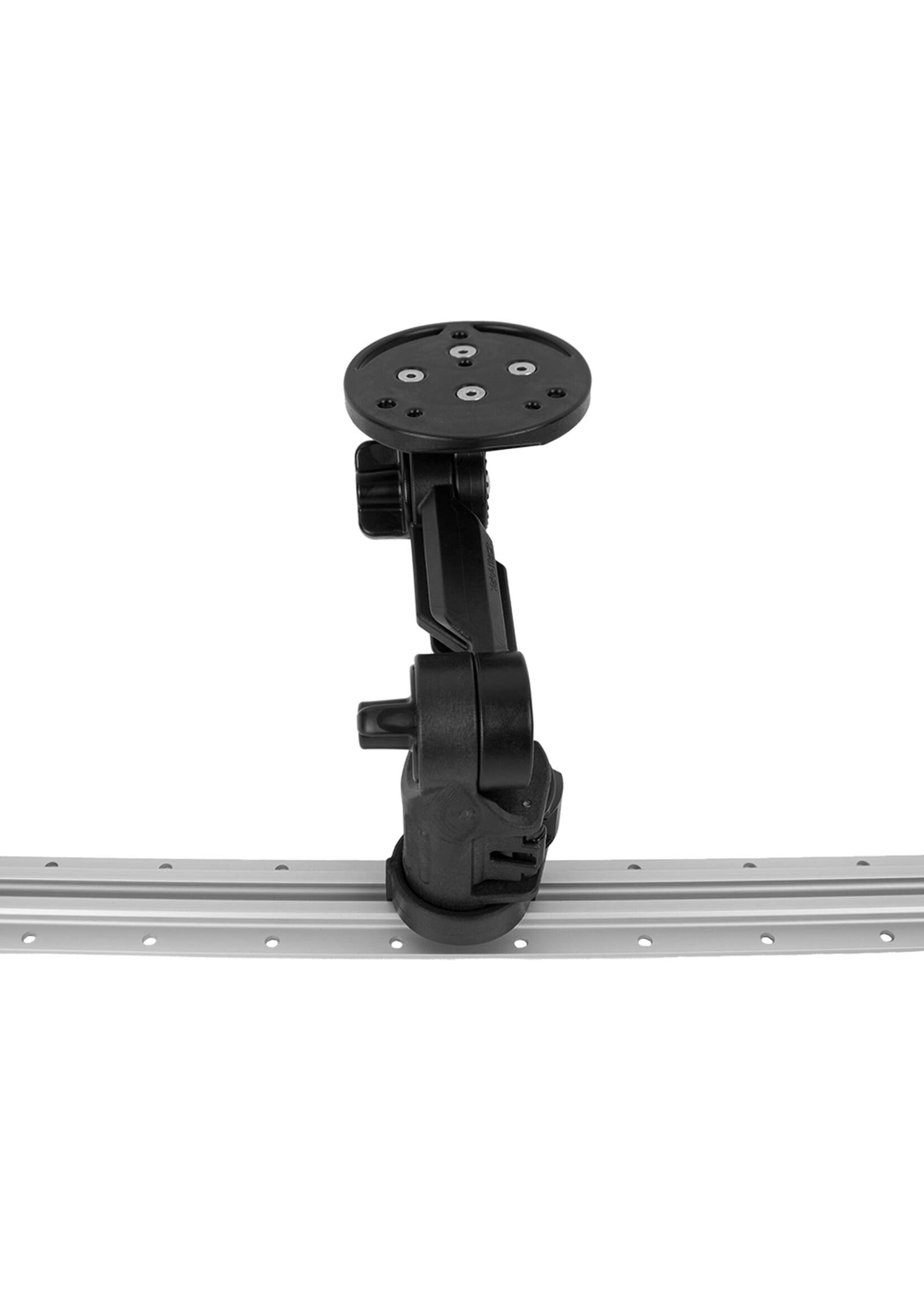 YakAttack Fish Finder Mount W/LockNLoad Mounting System, Round Plate, 4” ext