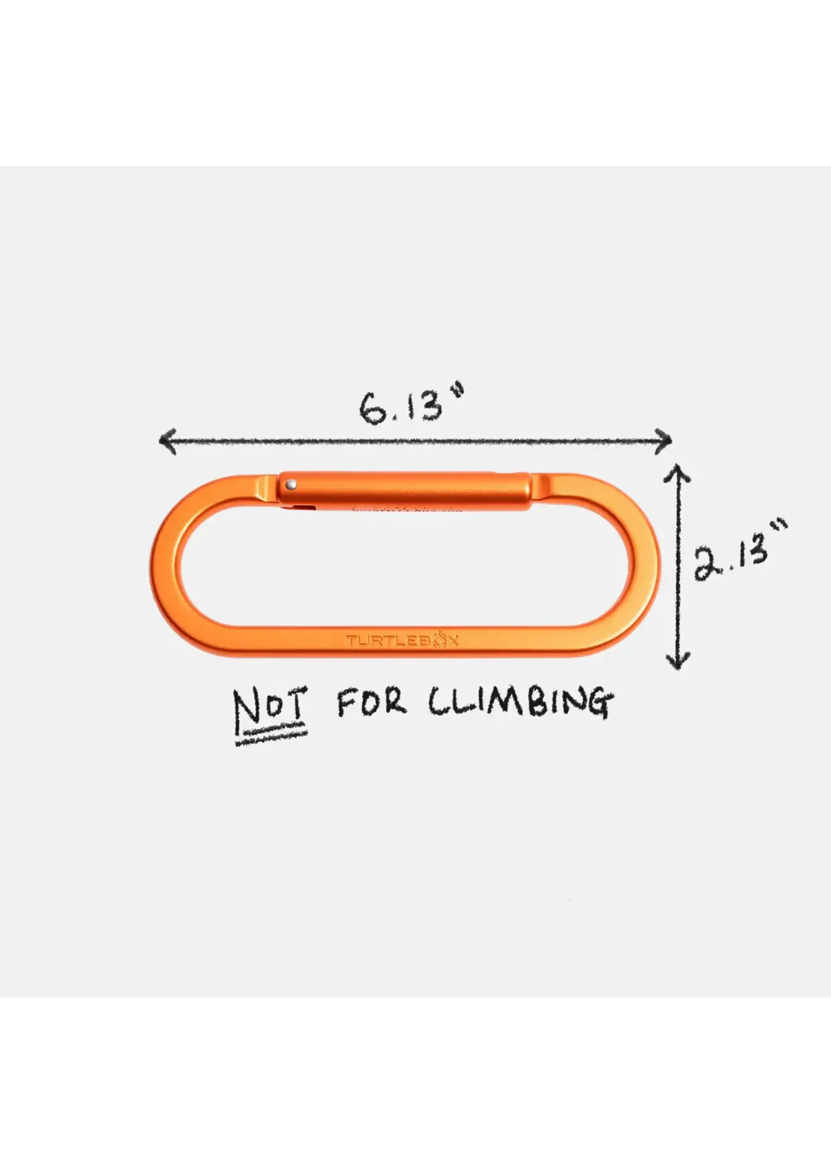 Turtlebox Turtlebox Carabiner Blaze Orange