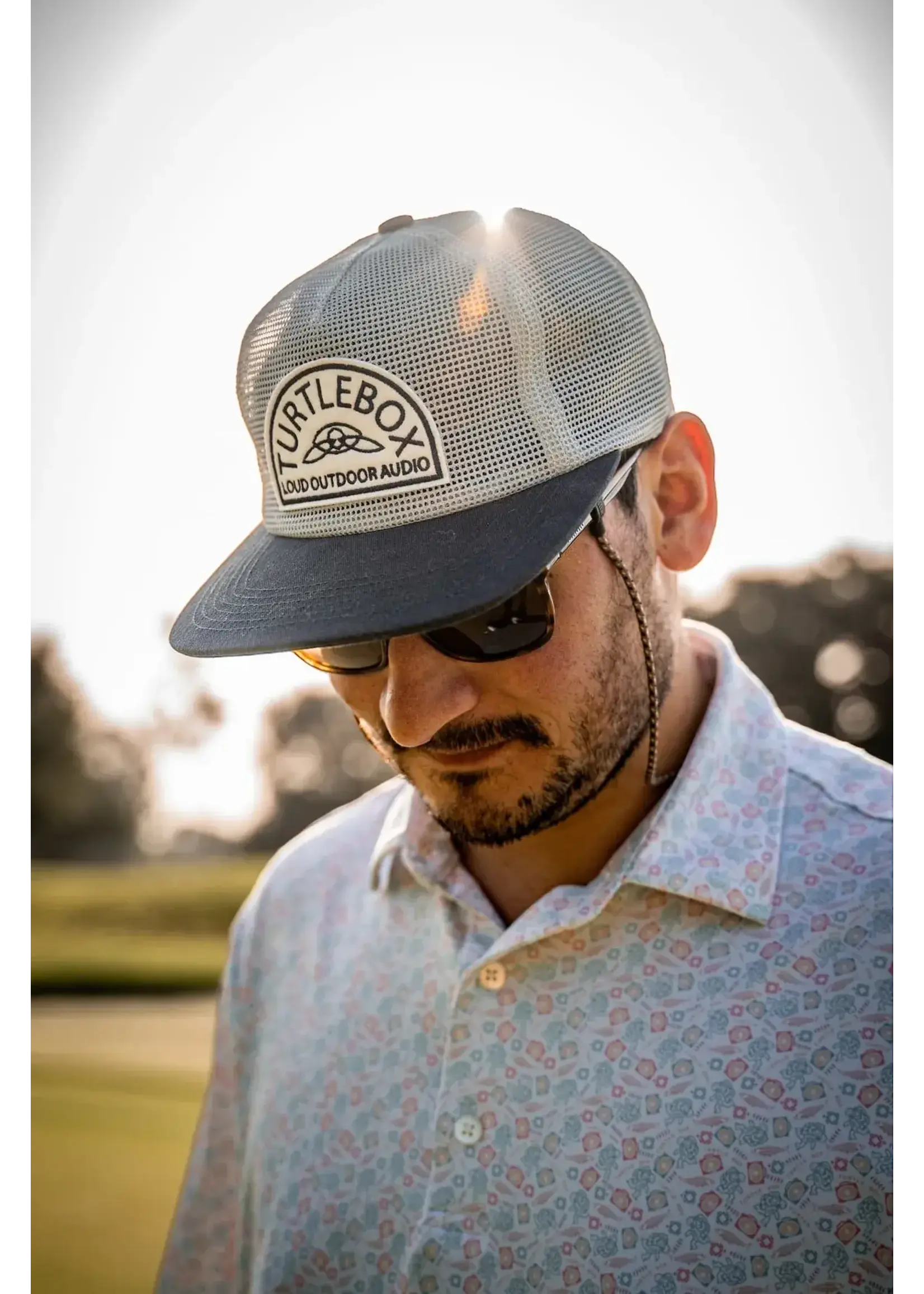 Turtlebox All Mesh Blue Cap Hat