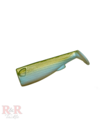 R&R Tackle R&R 3'' Olive&Pearl SlideBt tail 4pk