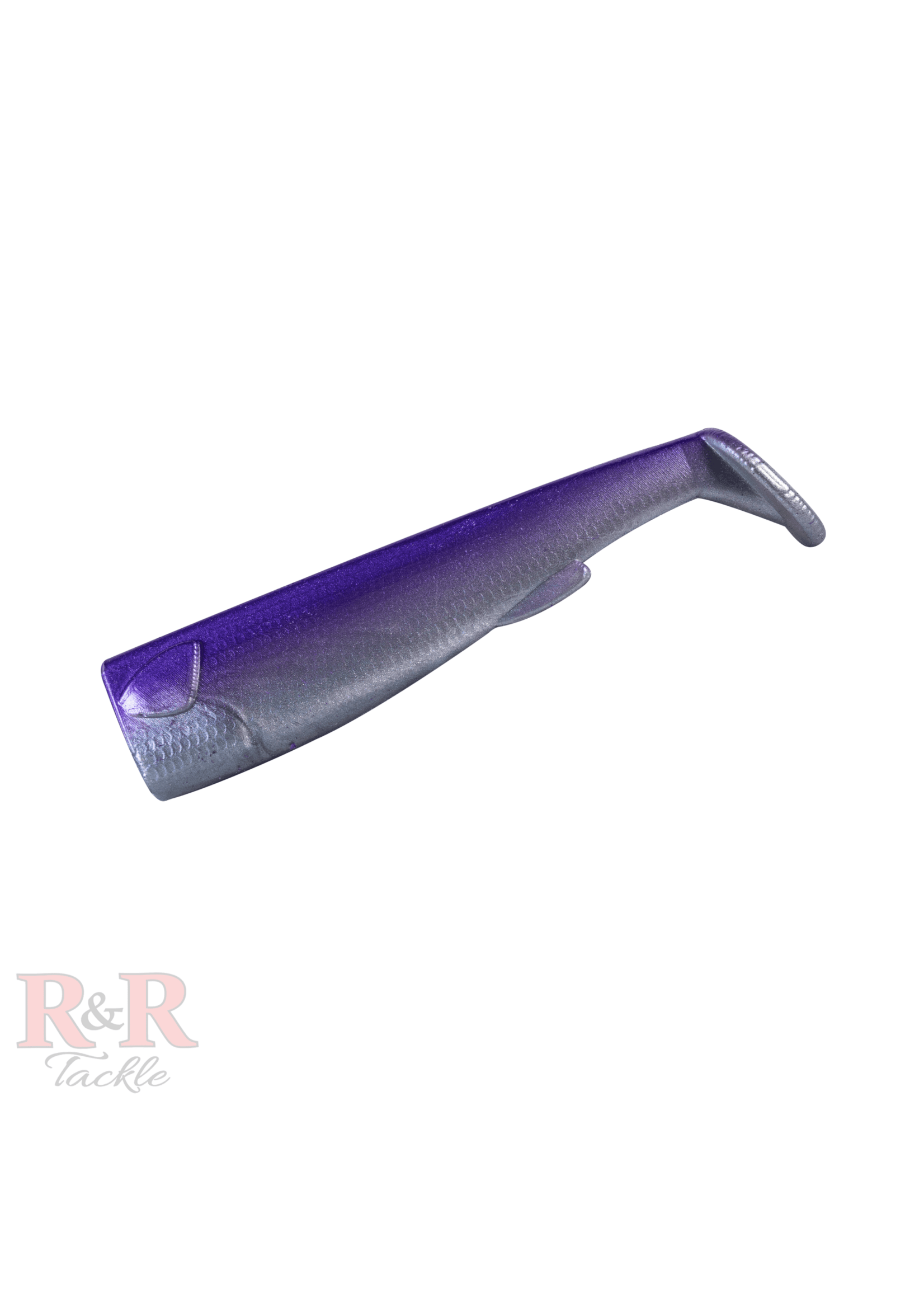 R&R Tackle R&R 5'' DarkSilver&Pearl Slidebt 2pk