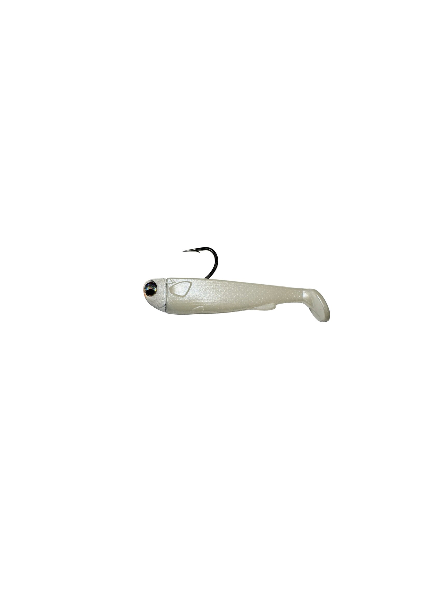 R&R Tackle R&R 5'' Pearl White Slidebt 2pk