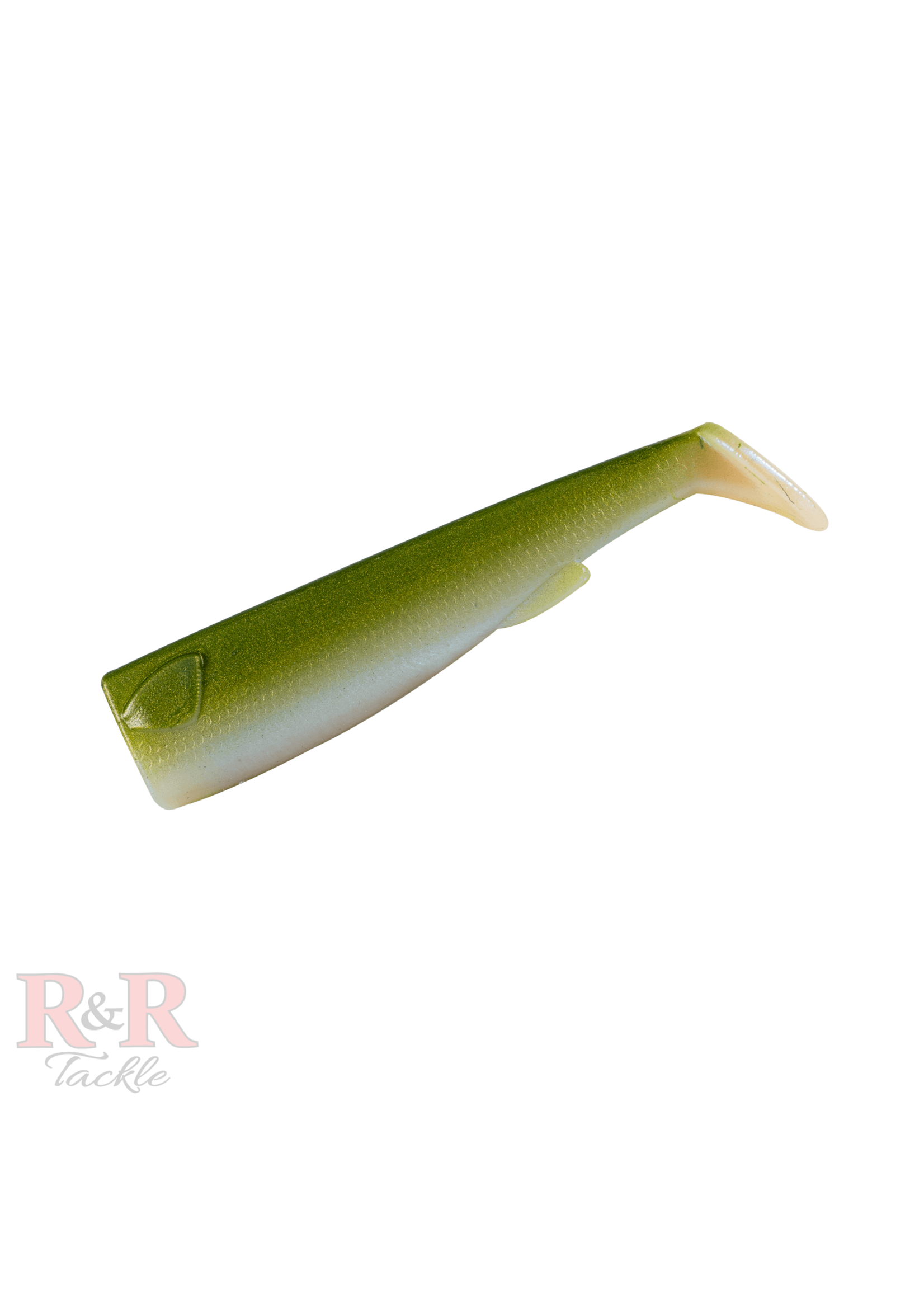 R&R Tackle R&R 5'' Olive&Pearl Slidebt 2pk