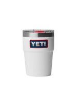 YETI Coolers Rambler 16 oz Stackable White/Badge