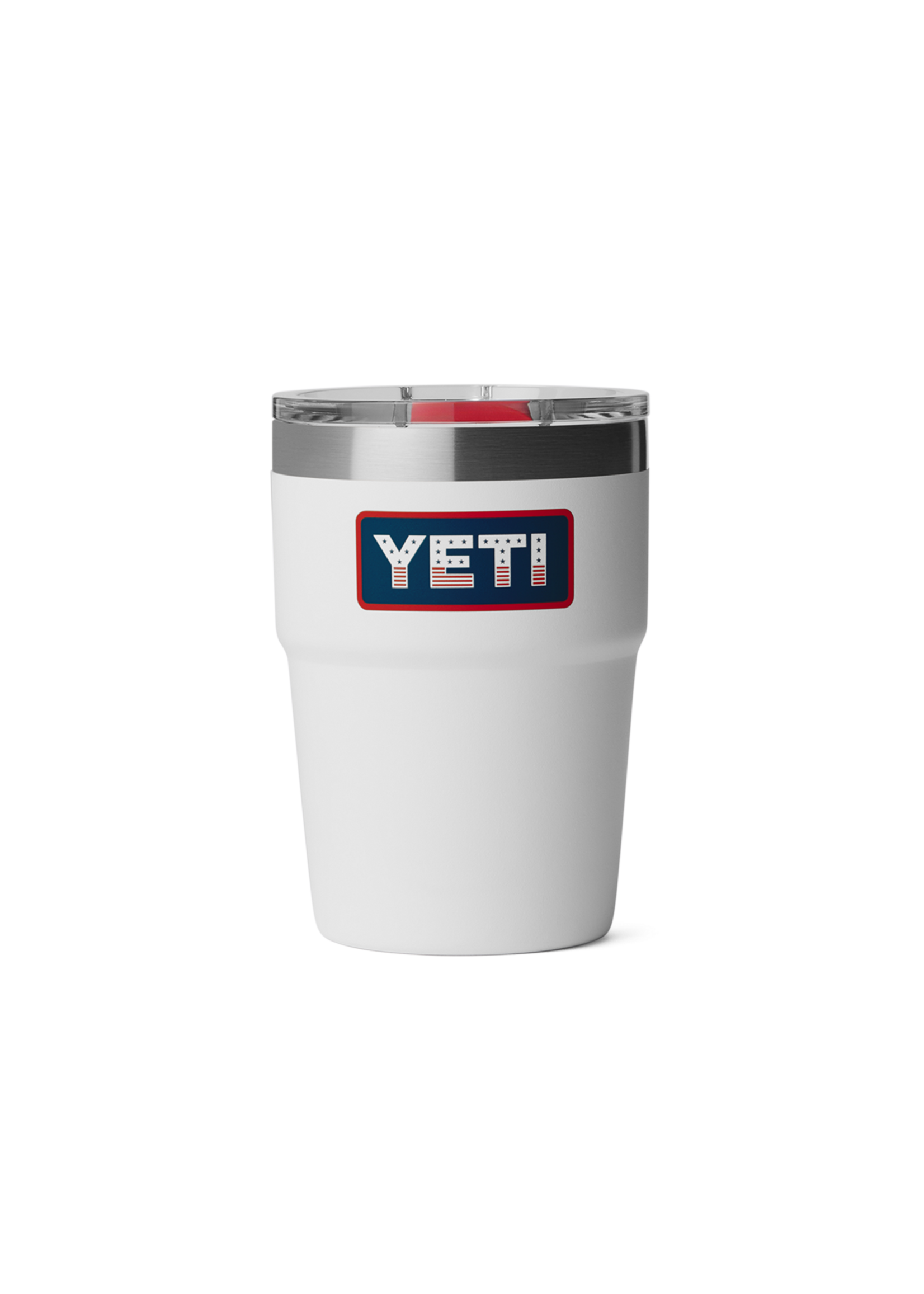 YETI Coolers Rambler 16 oz Stackable White/Badge