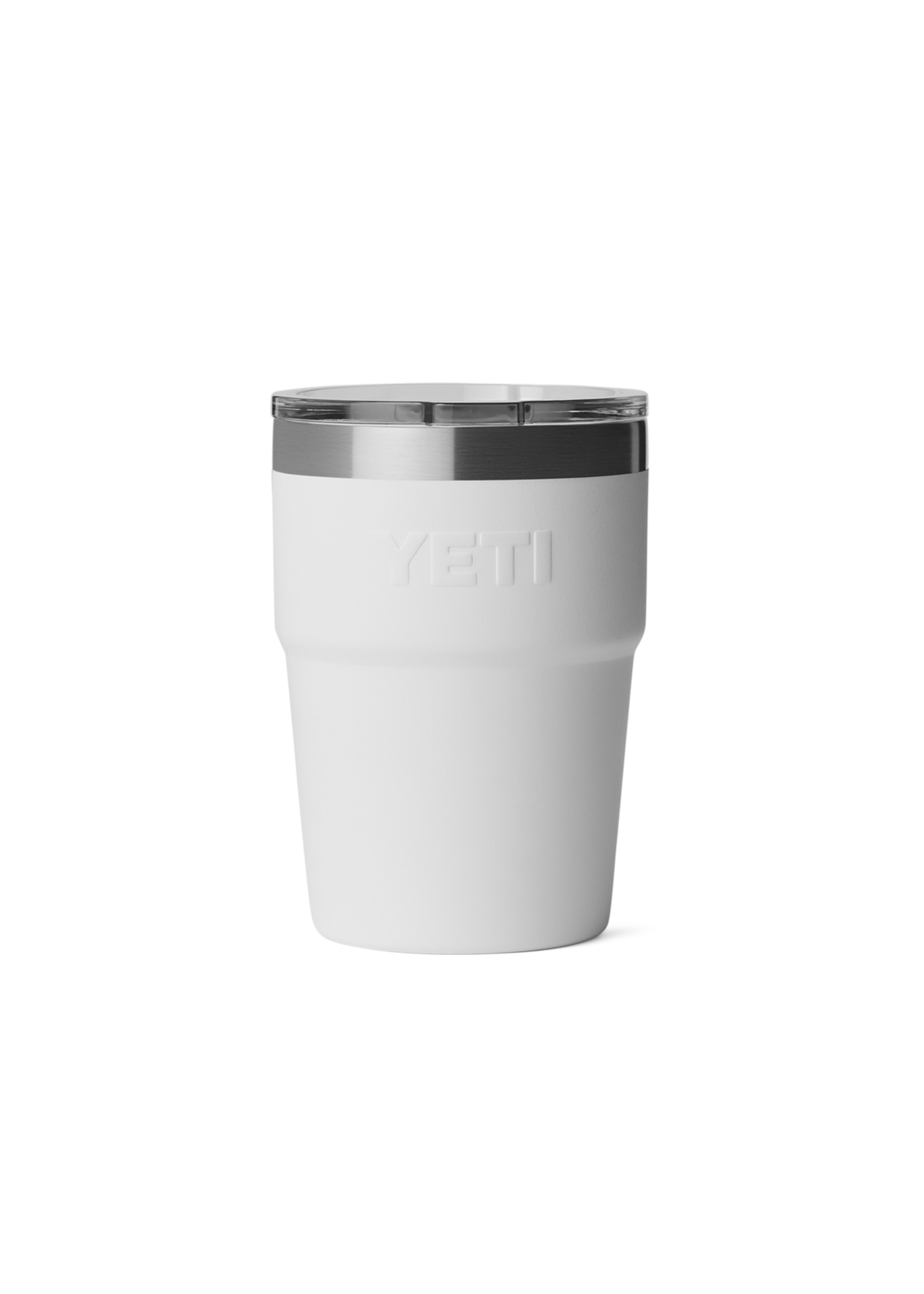 YETI Coolers Rambler 16 oz Stackable White/Badge