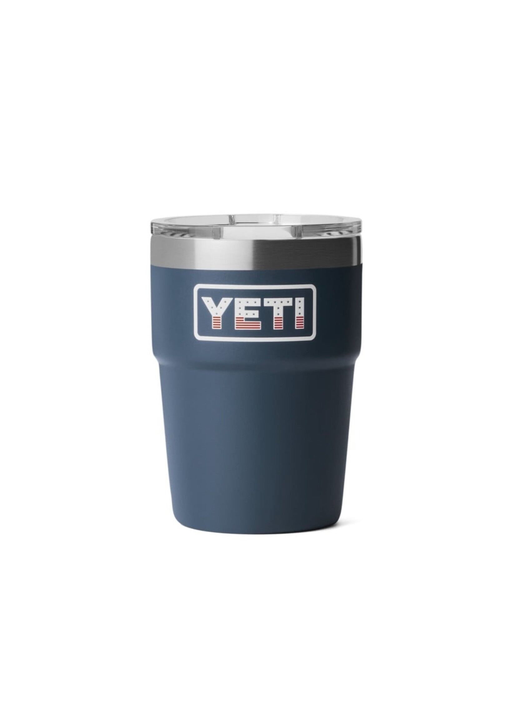 YETI Coolers Rambler 16 oz Cup MS  Stackable Navy/Badge