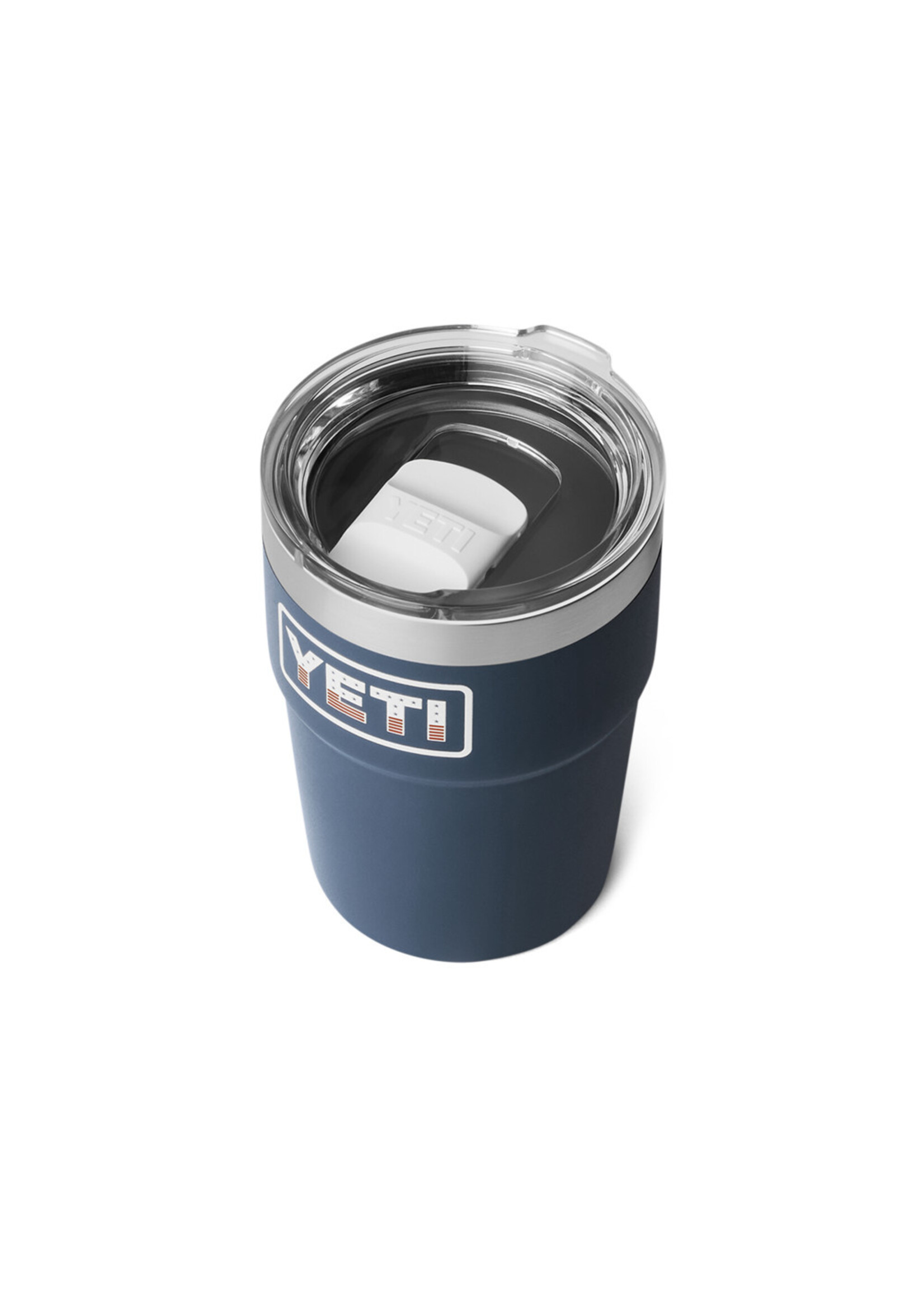 YETI Coolers Rambler 16 oz Cup MS  Stackable Navy/Badge