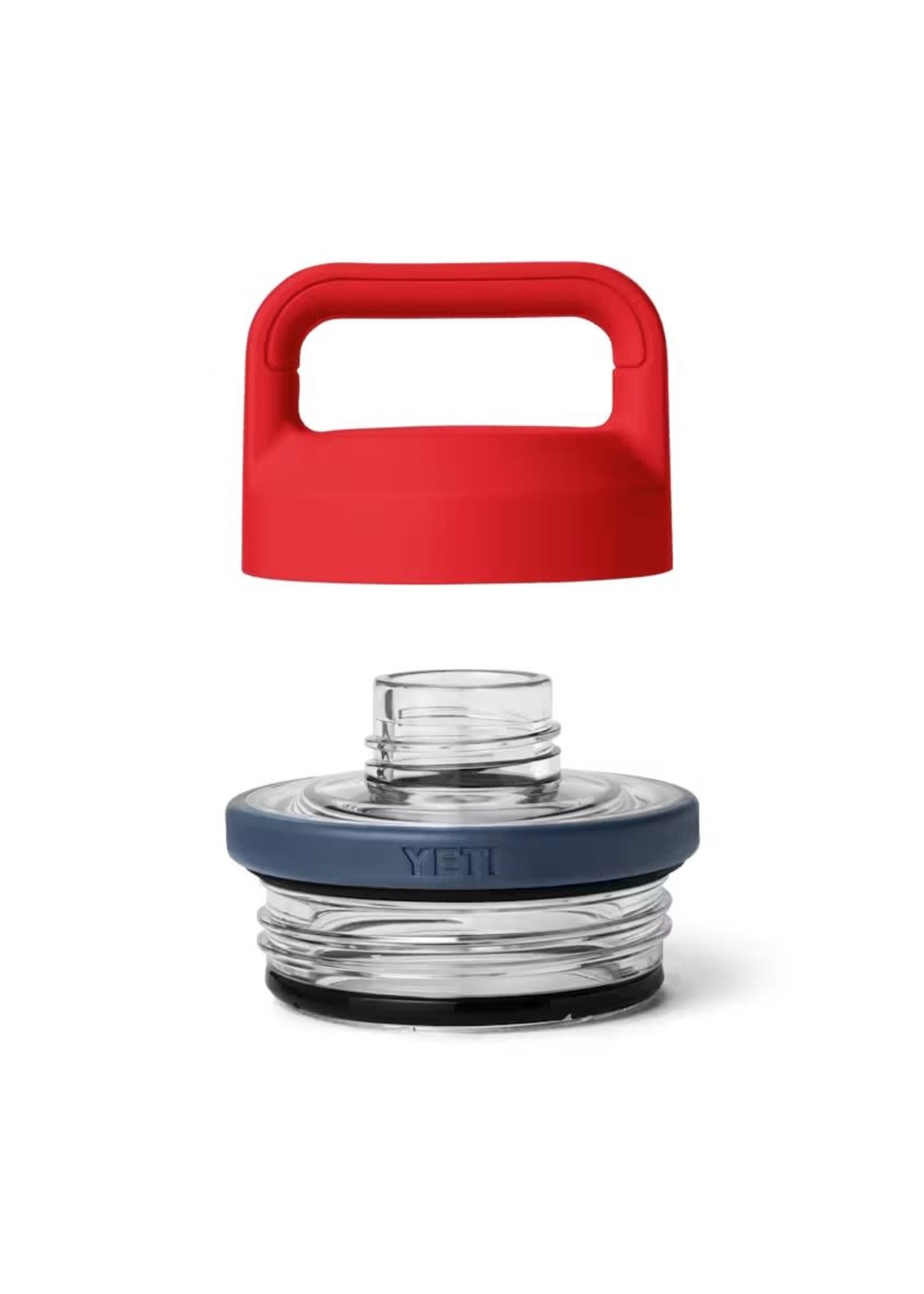 YETI Coolers Rambler bottle Chug Cap Rescue Red  Navy
