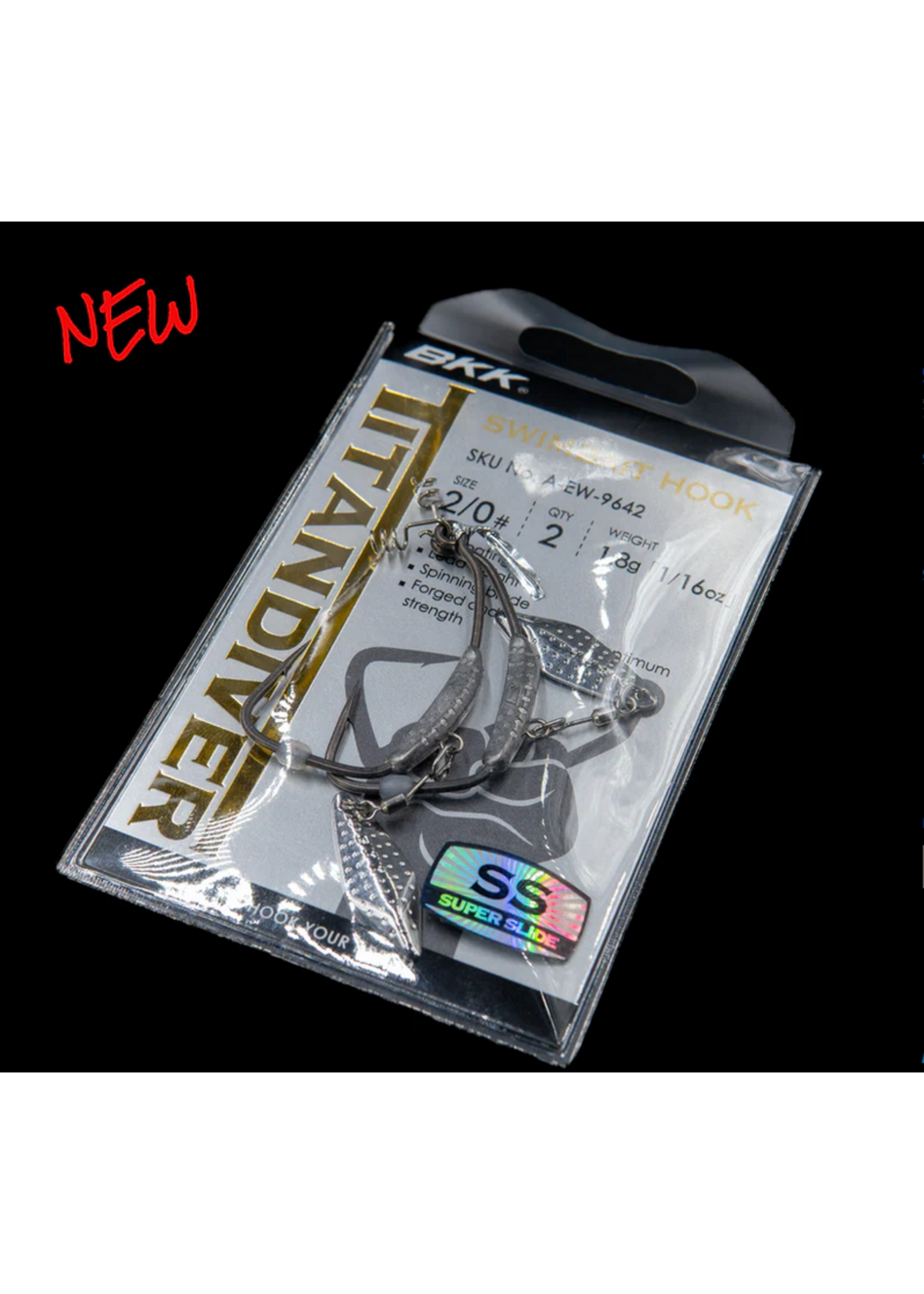 BKK BKK 2/0 Hooks for 4" TitanDivers 1/16 oz