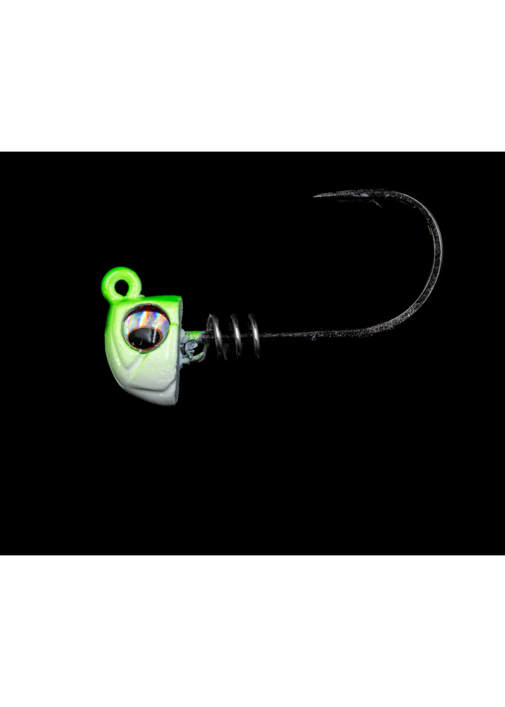 NLBN NLBN 3" Jig Head 1/4oz Limesider
