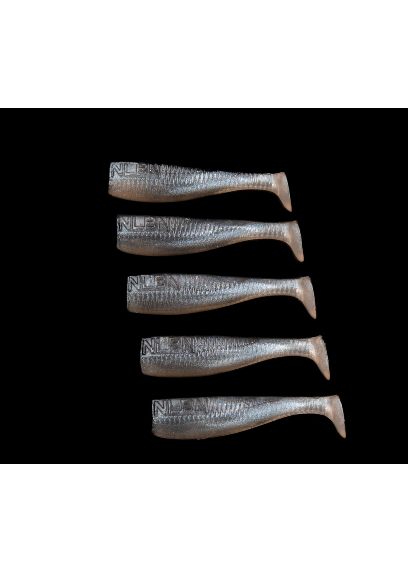 NLBN NLBN 3" Paddle Tail Mud Minnow 5Pack