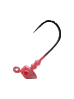 R&R Tackle R&R 0.25oz Flamingo 3in ShrimpJighead 3/0 BlkNckl Hook 3pk