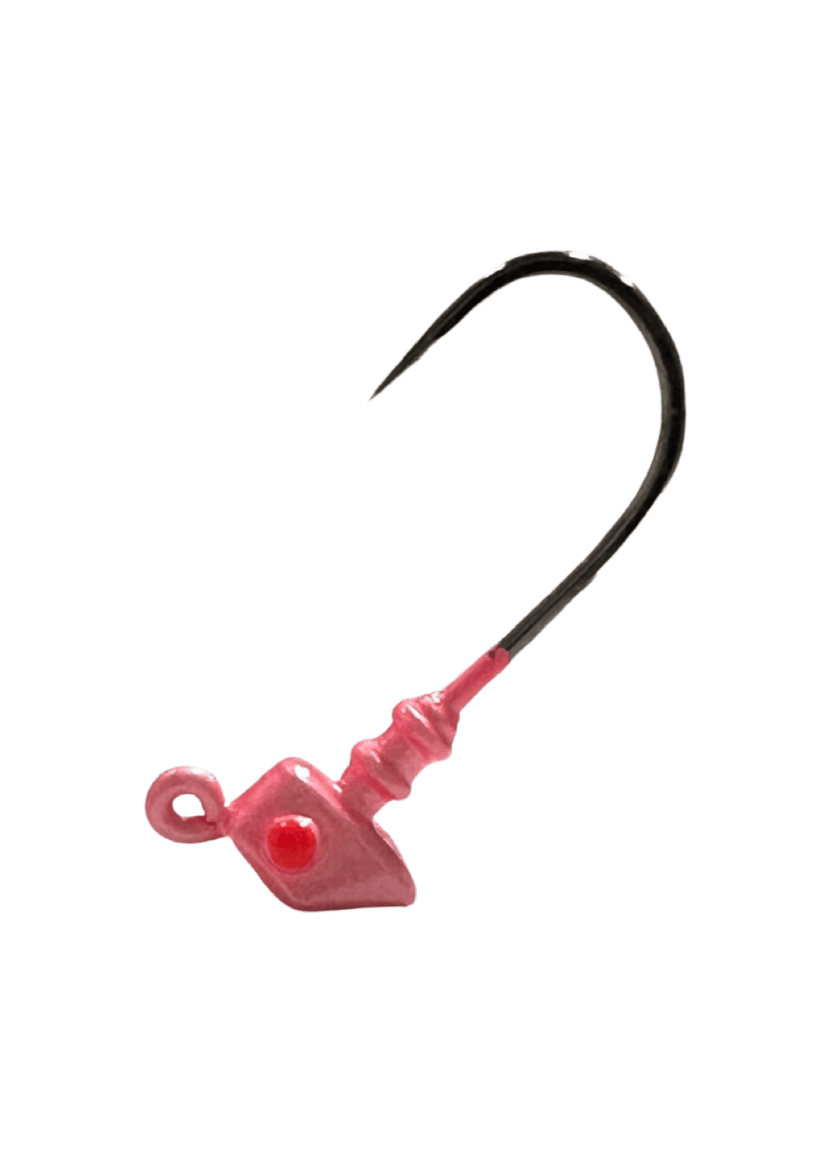 R&R Tackle R&R 0.25oz Flamingo 3in ShrimpJighead 3/0 BlkNckl Hook 3pk
