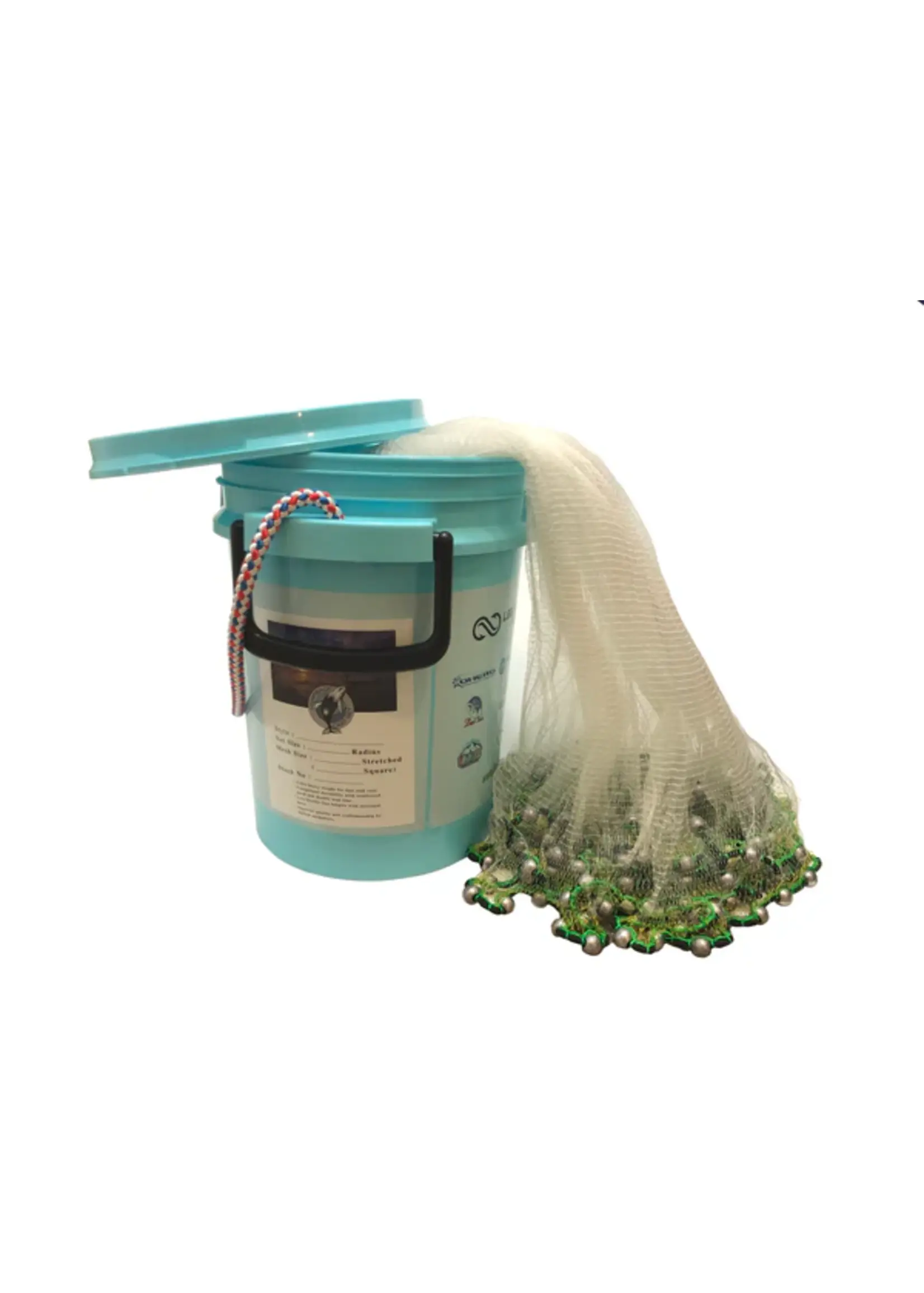 Lee Fisher HUMPBACK DEEP SEA NET 3/8" SQ, 10 FT, 2 LB/FT