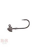 R&R Tackle R&R 0.25oz Minnow Jighead 2/0 BlkNckl Hook 3pk
