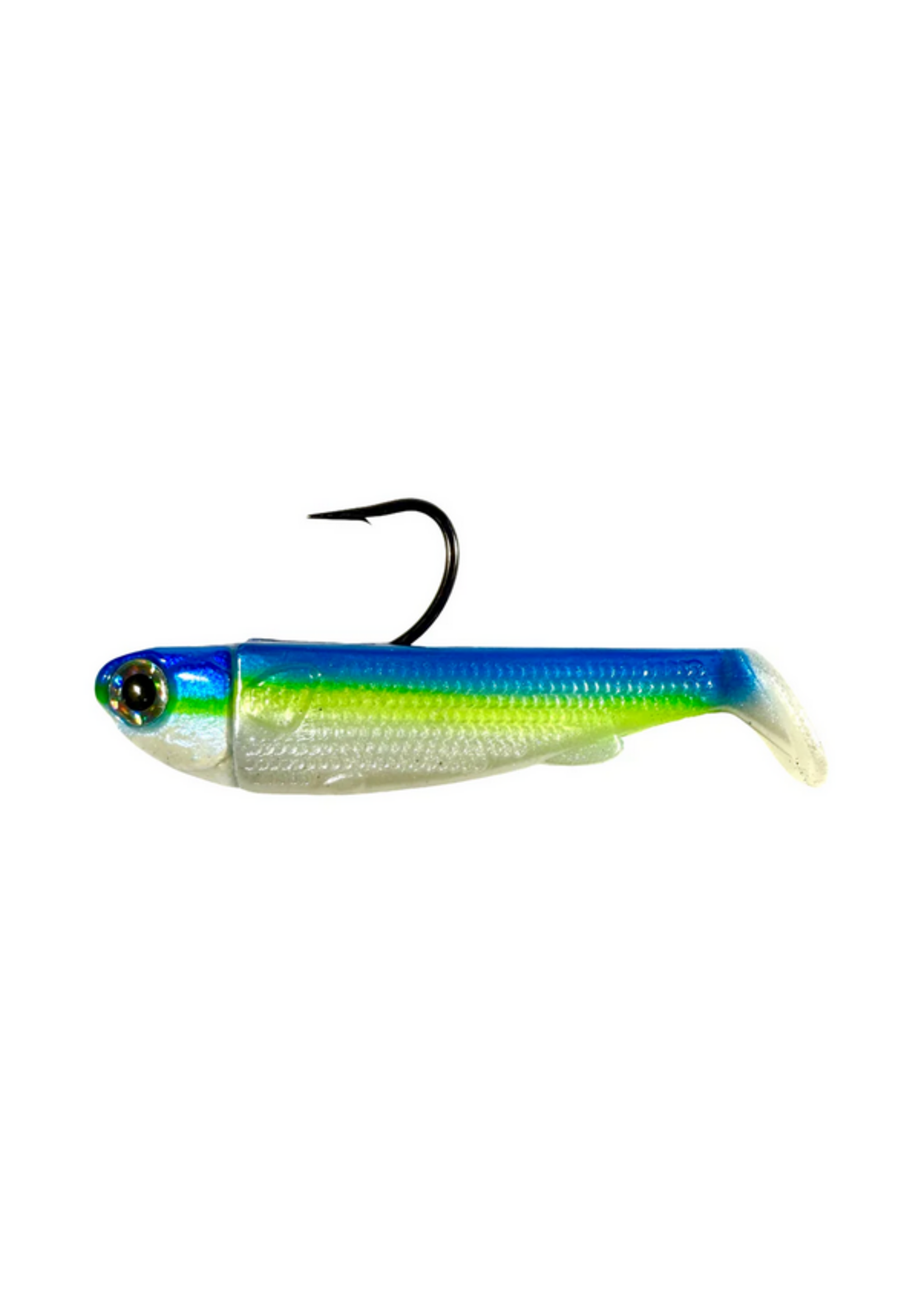 R&R Tackle R&R Pre-Rig 0.5oz Olive&Hi-liteBlue SB 7/0 hook 2pk