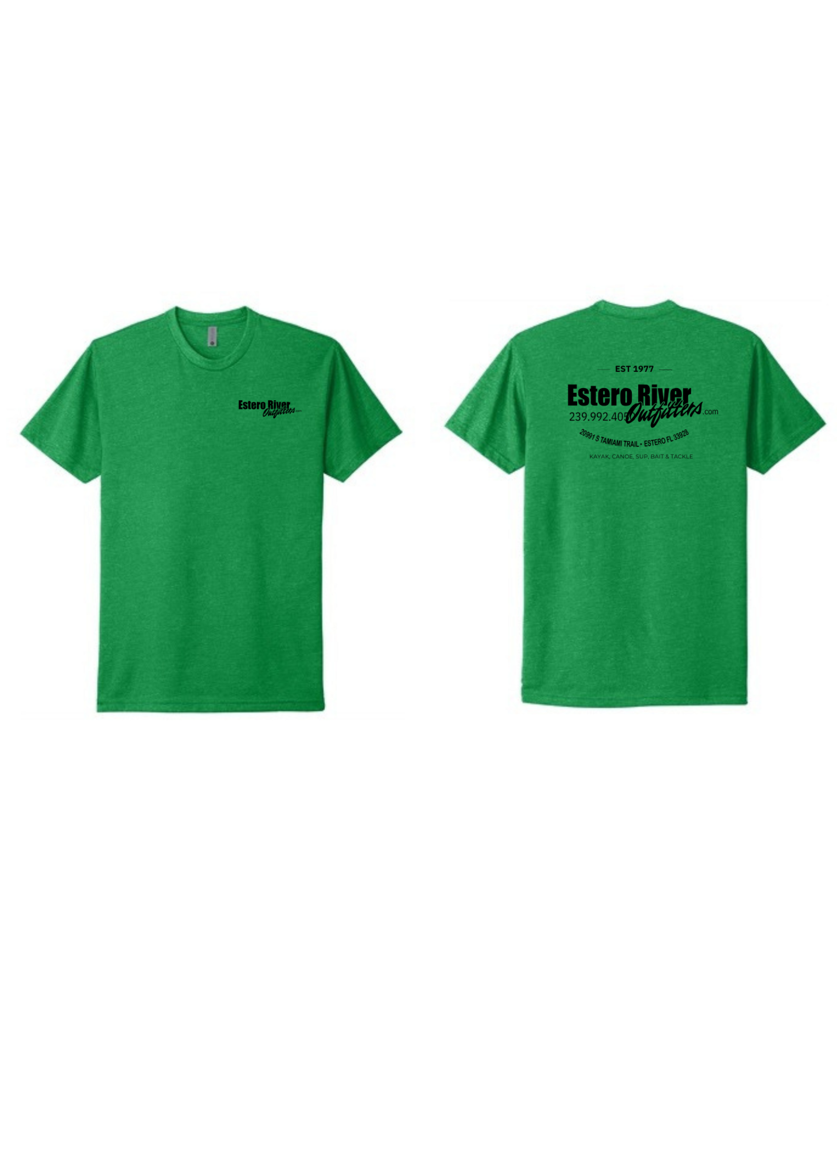 ERO Branded S/S 100% Cotton Shirt Bold Green S