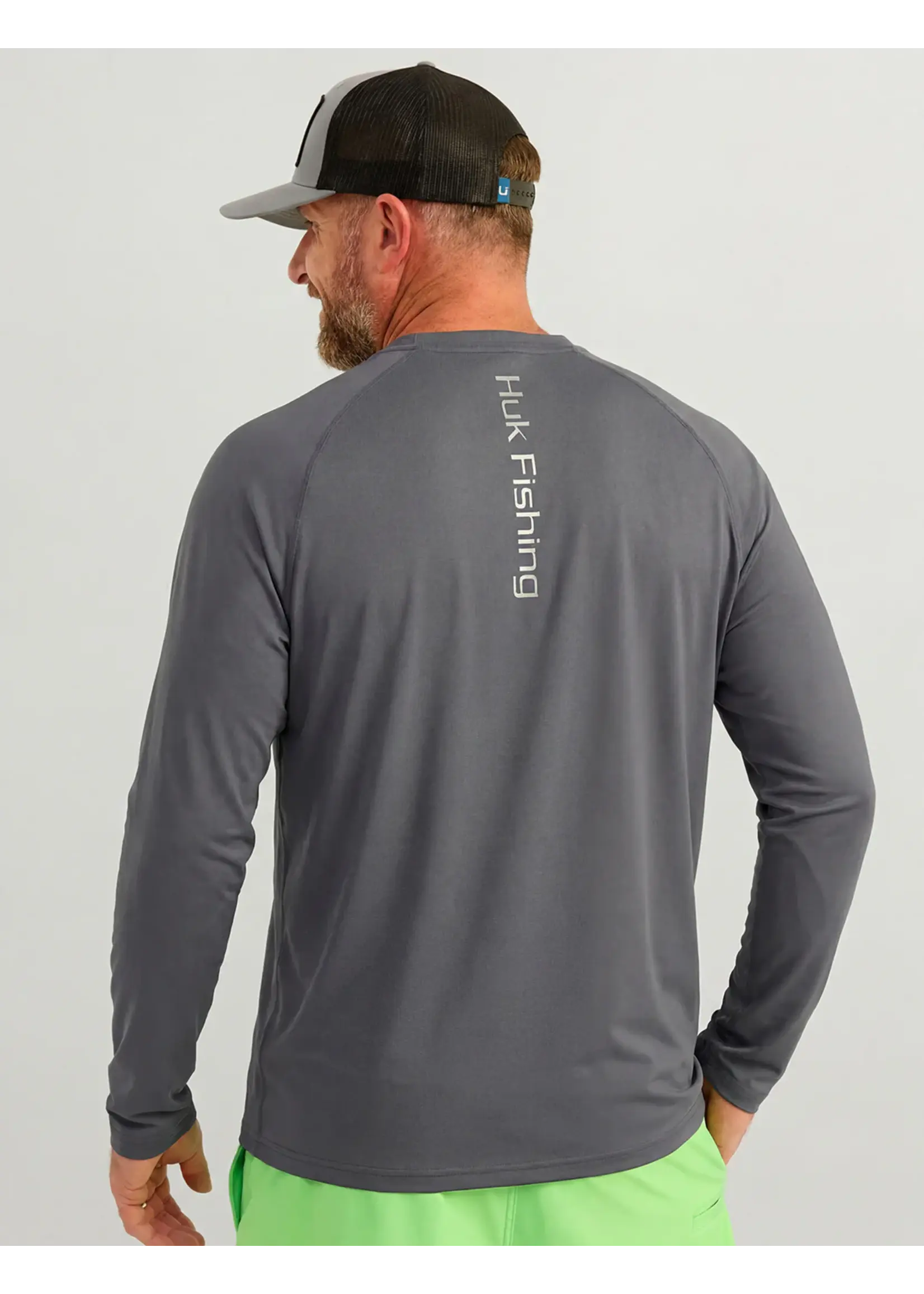 Huk HUK Mossy Oak Pursuit Crew  - Dark gray