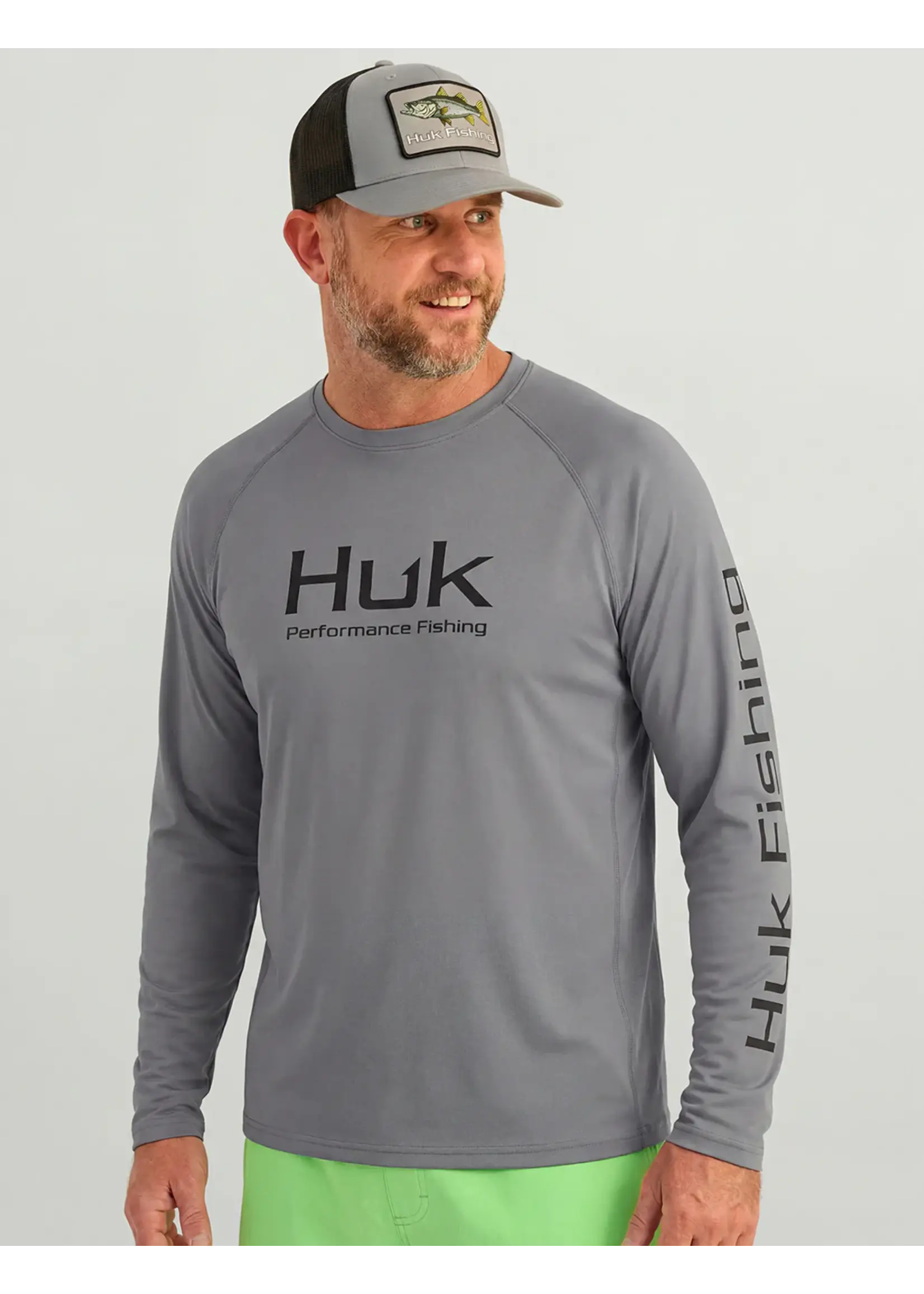 Huk HUK Mossy Oak Pursuit Crew  - Dark gray