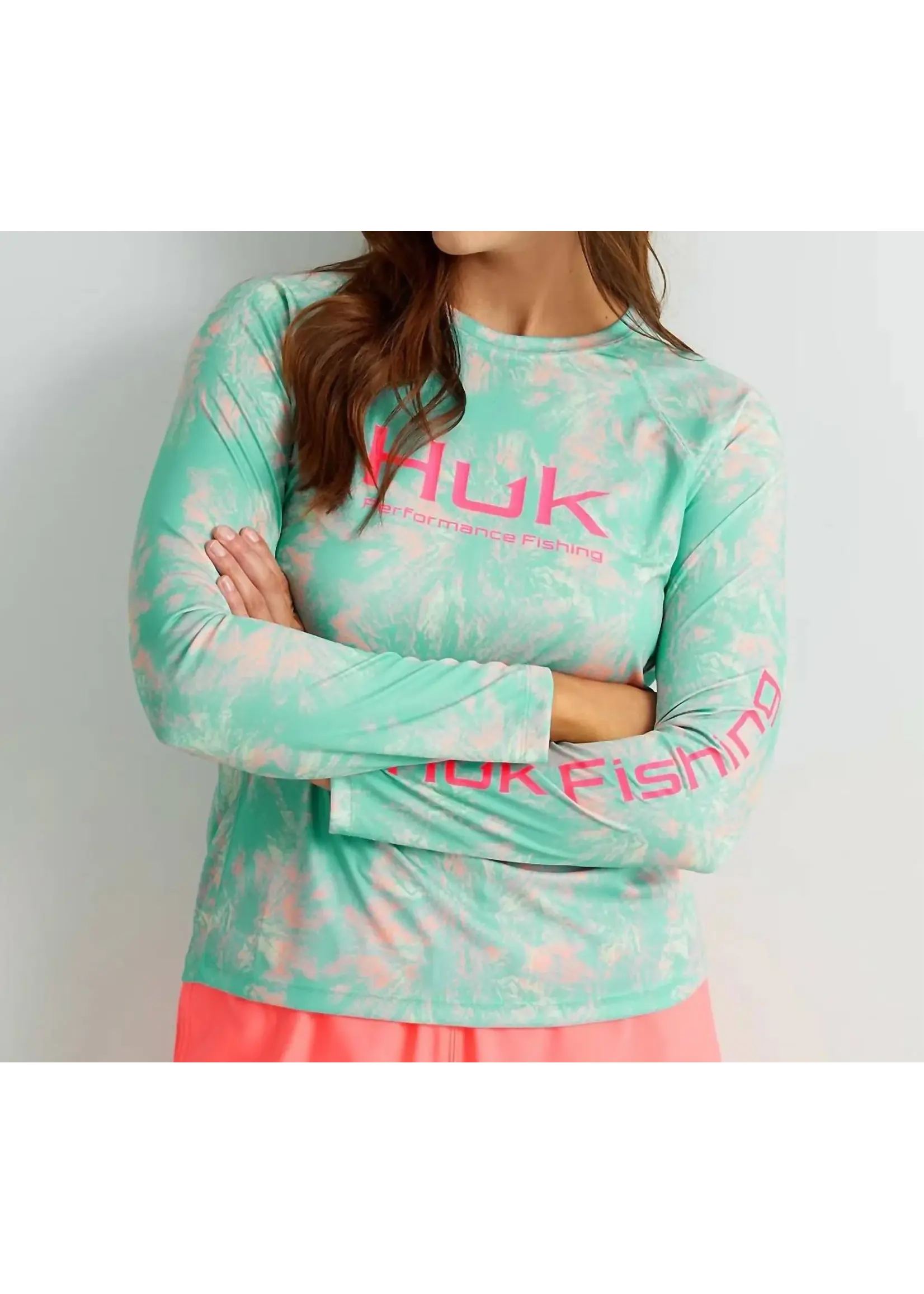 Huk HUK AQUA DYE PURSUIT CREW - Marine Blue