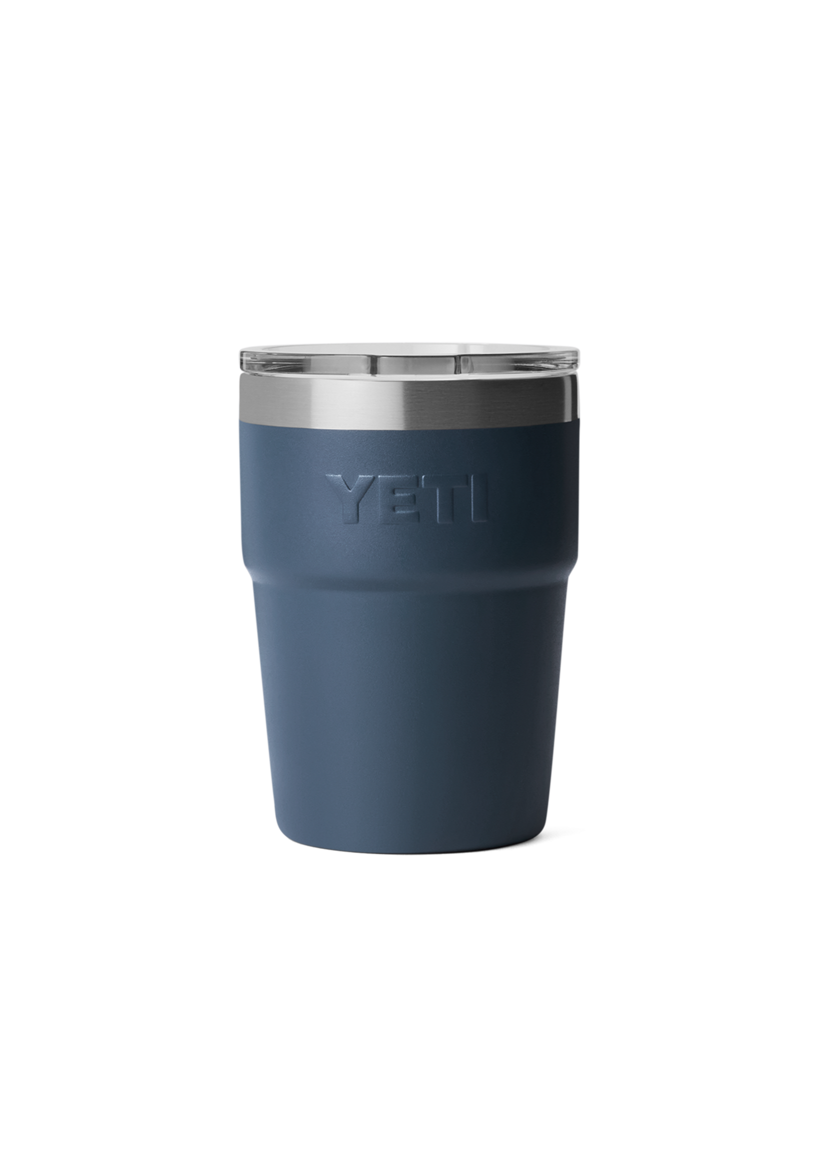 YETI Coolers Rambler 16 oz Cup MS  Stackable Navy/Badge