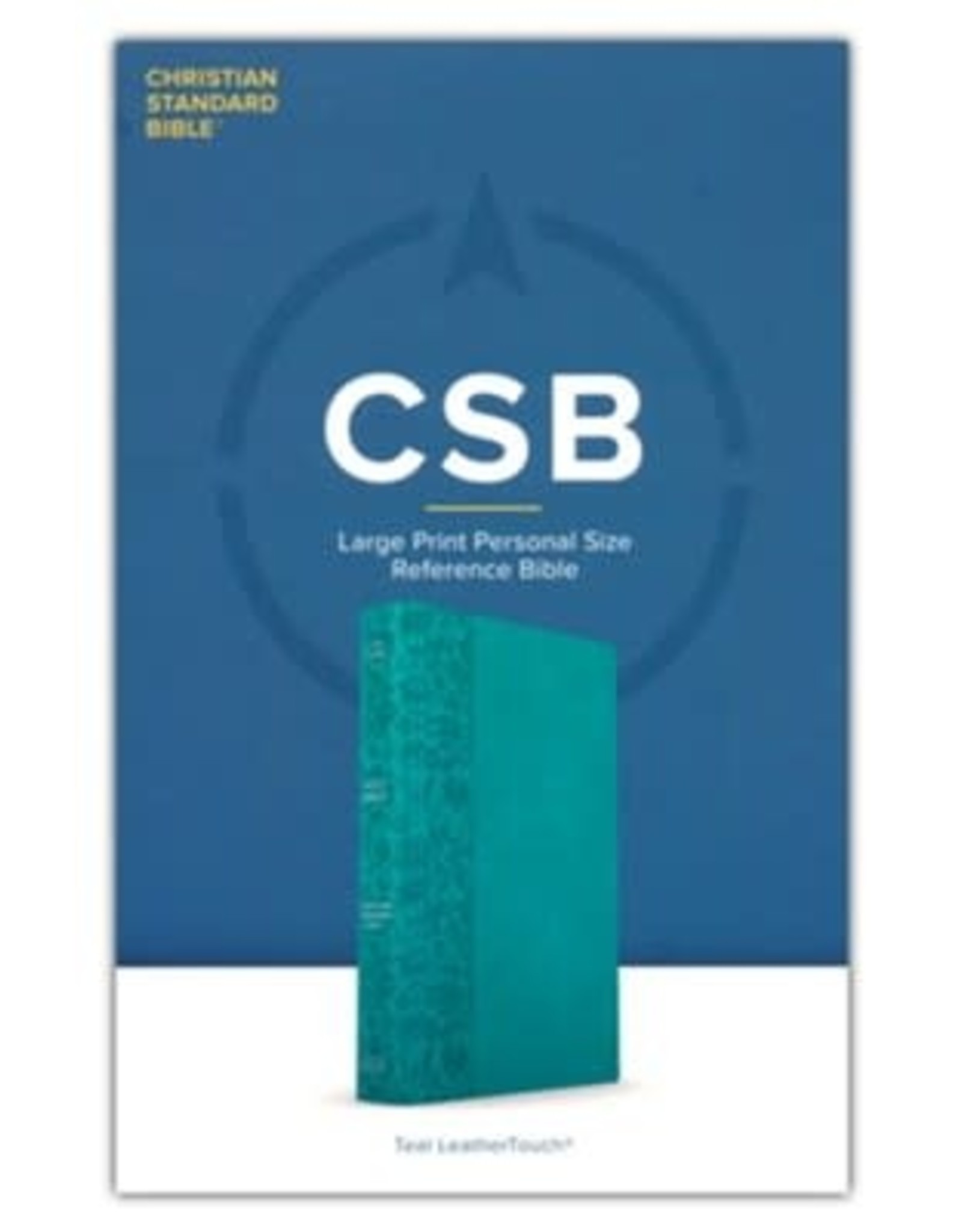 CSB Large Print Personal Size Bible - Teal