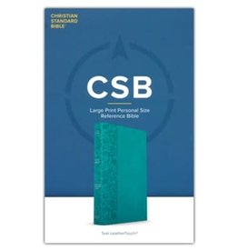 CSB Large Print Personal Size Bible - Teal
