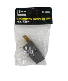 LEE LEE Grounding Adapter 2 pc. 15A/125V