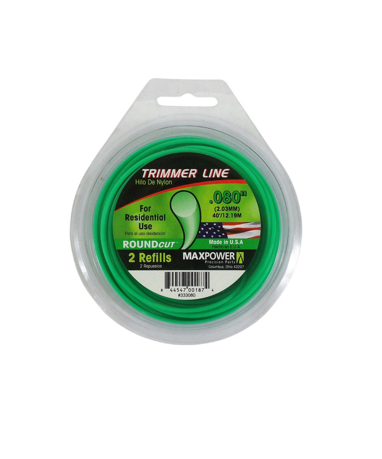 MaxPower Max Power .080"  Green Trimmer Line