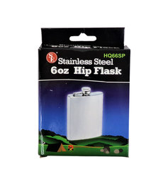 Sona Sona 6 oz Stainless Hip Flask HQ66SP