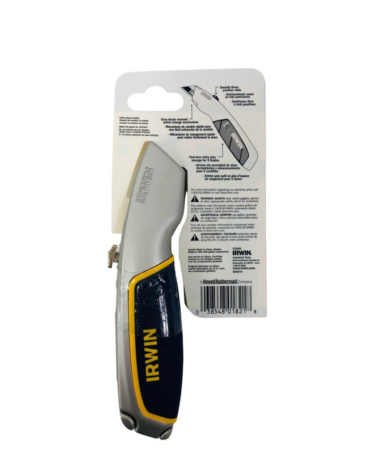 Irwin Irwin Utility Knife Retractable  2082200