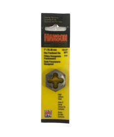 Hanson Hanson 1/8-27 NPT 1"Hex Fractional Die