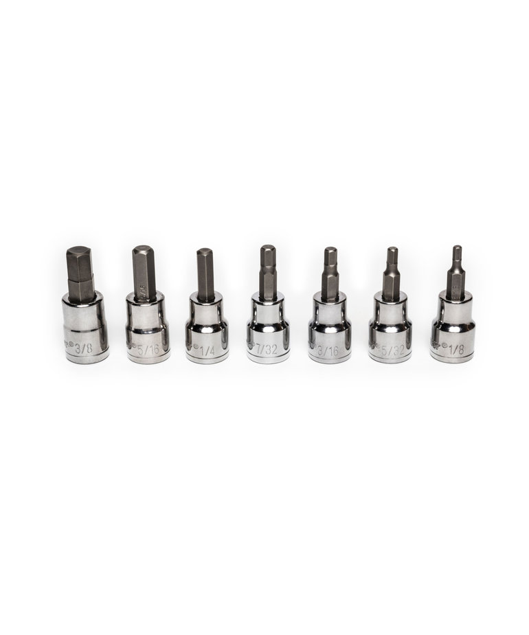 VULCAN Vulcan 7 PC  3/8" SAE Hex Bit Socket Set