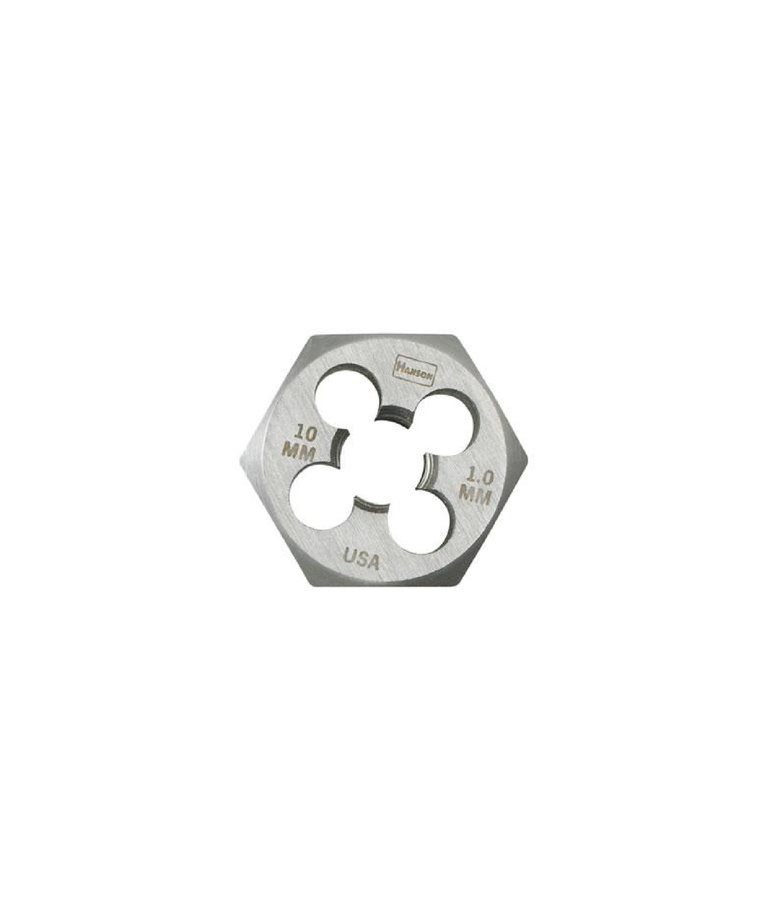 Hanson Hanson 10mm - 1mm 1"Hex Metric Die