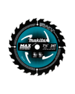 Makita 7‑1/4" 24T Carbide‑Tipped Max Efficiency Circular Saw Blade, Framing