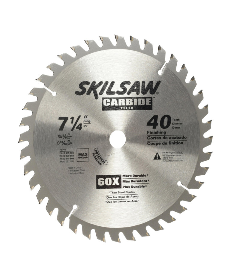 Skil Skil 7 1/4" Carbide Blade 40 Teeth 75740